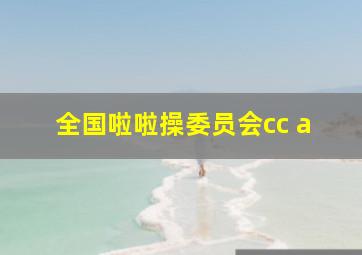 全国啦啦操委员会cc a